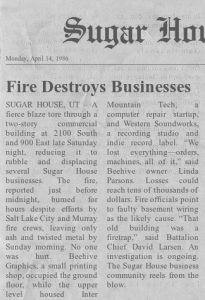 Newspaper Clipping
